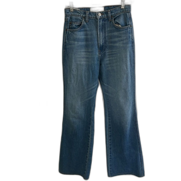 VGUC Reformation Macgraw Jean in Chesapeake Wash flare straight leg Sz 26 - Picture 3 of 9